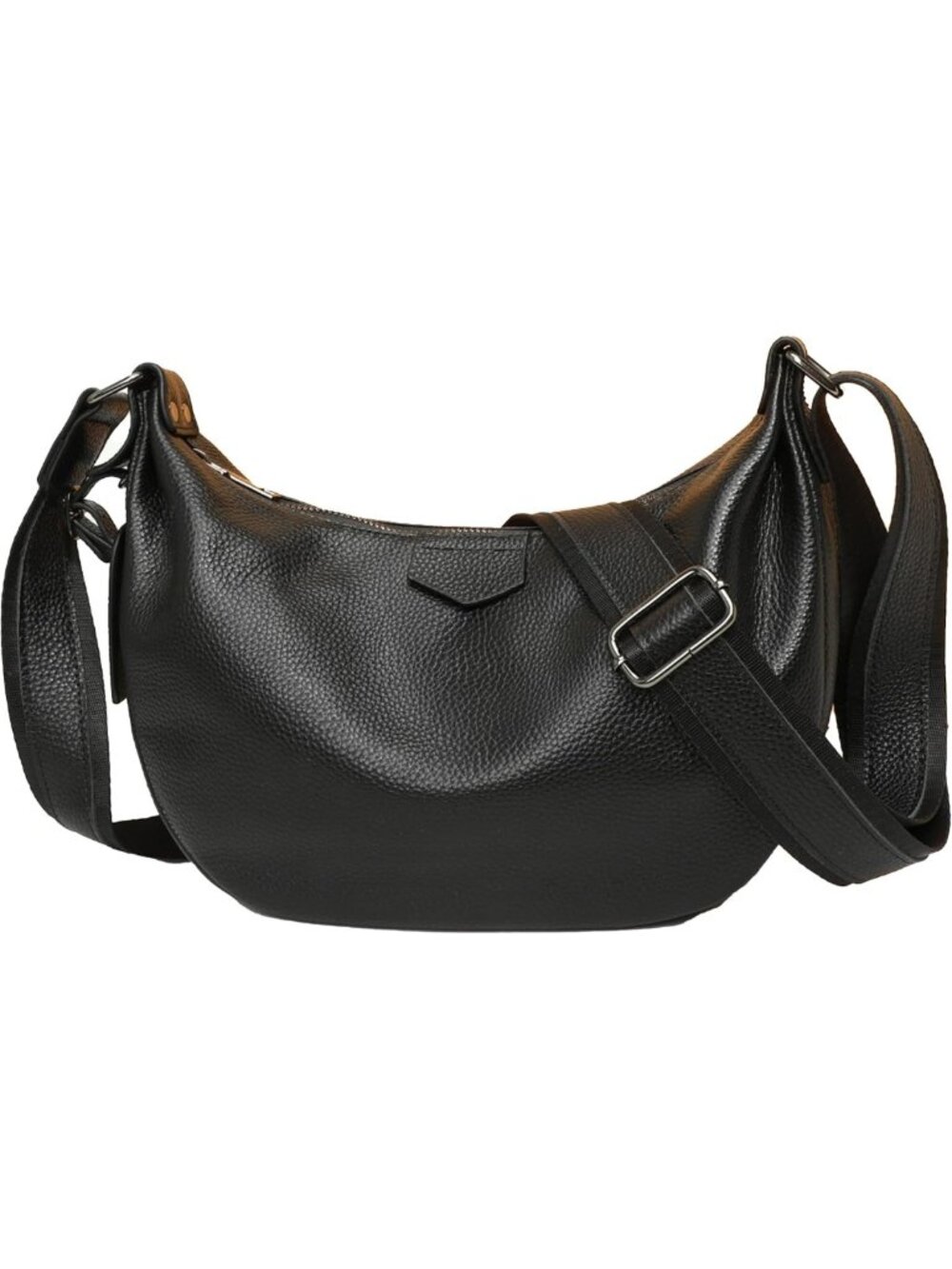 Stylish Genuine Leather Crossbody Bag for Women - Soft Pebble Shoulder Purse